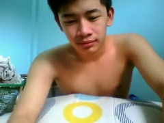 Twink gay cock wanking