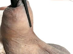 Urethral dilation with pen sounding foreskin play