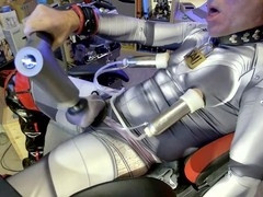 High heels and bulging cocks in bondage and discipline with Titten-Sau