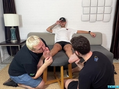 Giving Dimitri Foot Massage To Make Up To His Tiring Day