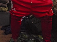 Grind arse bandit jacks off