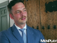 Hunk Damon Heart slips his cock deep into his neighbor Joel Someone