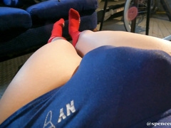 Chiseled Swimmer Displays Off His Taut Speedo!