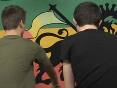 Boys Porn Sharing Dildo And Cum