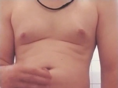 Jerking my Smoothly-Shaven Pipe till I Jizz, Close up