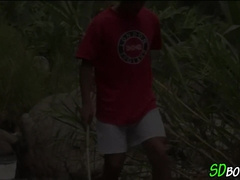 Mexican first-timer deepthroating weenie