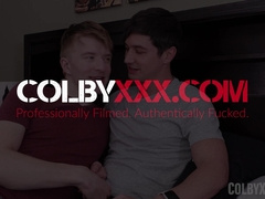 Homosexual dude Chris Keaton guides his mouth towards my erection