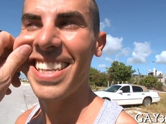 Watch this massive dong slam into a lucky dude's ass like a champ