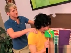 Josh and Hayden having fun on the bed with lollipop By Lollitwink