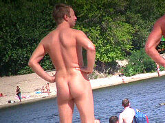 SPYING ON nude guys AT THE nudist BEACH - VOL 10