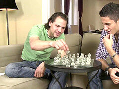 homo game on the couch