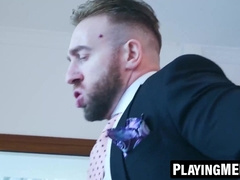 PlayingMen.com - Diego Reyes and Manuel Scalco's suited culo pumping