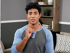 Adorable Dark-Hair Eddie Celebrates His Birthday, Showcasing His Good Looking Body While Jerking Off - SEAN CODY