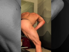 Flex In Thong And Show Hole Cumshot (fan Custom) - Jay Stroke