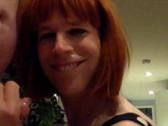 Cum-Covered Crossdresser Face 2