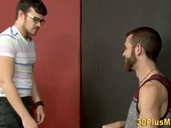 Buff man gets culo plumbed