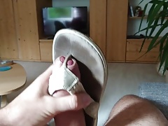 Fuck borrowed well worn sandals