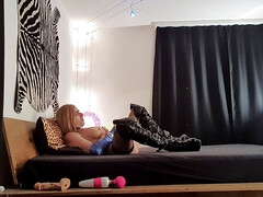 Silicon fake body masturbation (really cum inside) cam1