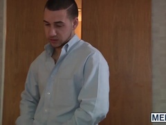 Tattooed stud plows his little boy toy