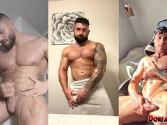 Jock fantasy compilation featuring solo guy sessions and alpha otters