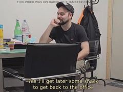 Hetero Insurance Broker visits again, this time off work