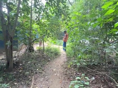 Nasty employees making out in the construction yard.