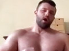 Straight Man Jerks Off With Cum Shot