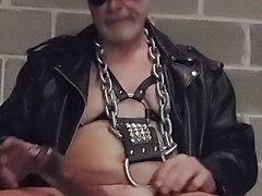 Leather man, cigar bear, gay chain