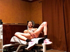 Voyeuristic solo scene centering on Kurt Langdon