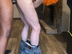 Ravaging the repair stud until he shoots his blast (jwildsxxx)