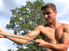 Dylan has the best bulging biceps out there