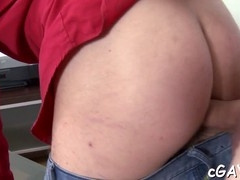 Massive cum explosion on guy's face