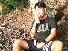 Angry Asian Twink Wank