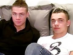 UK hunk cock sucking and ball licking