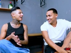 Fresh big black cock action with Igor Baianinho and Victao Porrete