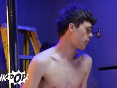 Firefighter Stretches Troye Deans Hole Leaving Him With A Face Full Of Cum - Malik Delgaty