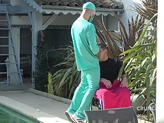 sexy Hanydcapped twink used bareback by kevin DAVID for CRUN