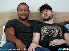 .com - Multiracial Gayboy Tryst Gonzo Duo