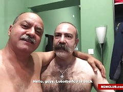 Hairy Machos Fucking a Dude