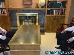 Religious Mormons Tug Chisel