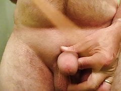jackmeoffnow cbt dowel tap on small limp dick erection