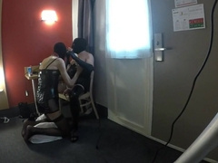 Docile Submissive Games with a TV CD