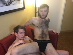 Hairy guys go wild: Jakob Johnson and Zack Grayson