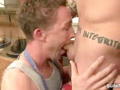 Sexual gay gets rectally inserted