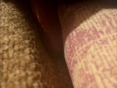 Mischievous man pummels the couch and squeals! Penetrating Cushion! Spunk Handsfree