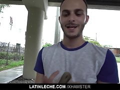 LatinLeche - Cute Straight Latino Sucks Dick