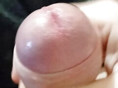 A young but very handsome guy plays catch-up with his cute cock