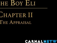 The young slave boy loved being a sheath to his master's cock and receptacle for his