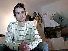 Debt-ridden hottie takes that huge load on his face