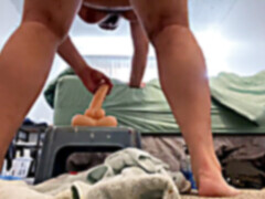 Hairy tits, man tits, amateur blowjob